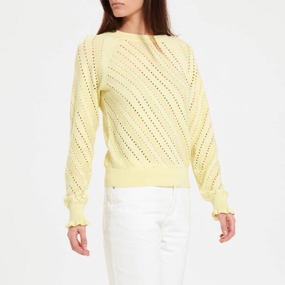 See by Chloe Open Knit Sweater Young Green - Picture 3 of 11